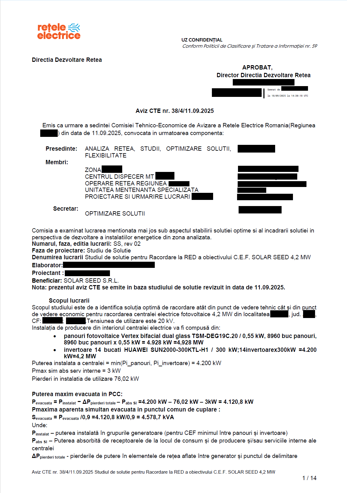 Aegis Solar 4.2 MW ATR (Redacted)